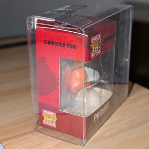 NEW Funko Pocket POP Keychain Chainsaw Man Vinyl Pochita Mini Figurine Backpack - Picture 7 of 7
